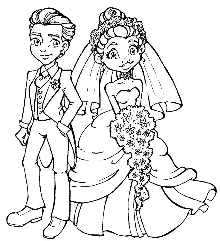 736x808 Bride And Groom Coloring Page Precious Moments Colouring In Pages