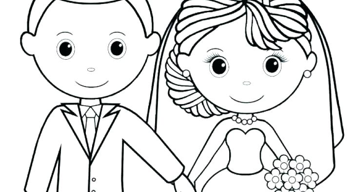 728x393 Precious Moments Bride And Groom Coloring Pages Bride And Groom