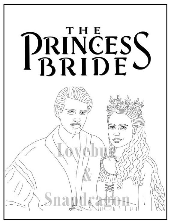 570x744 Princess Bride Coloring Book