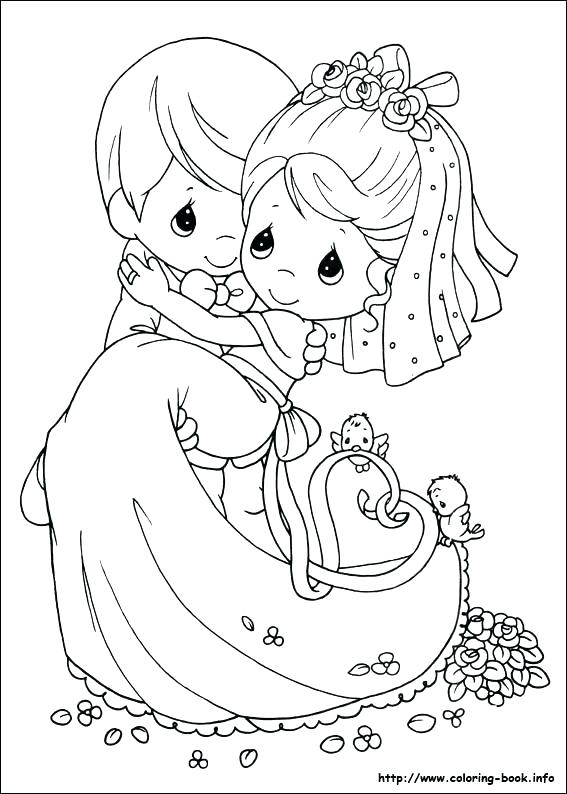 567x794 Bride And Groom Coloring Pages Bride And Groom Coloring Pages