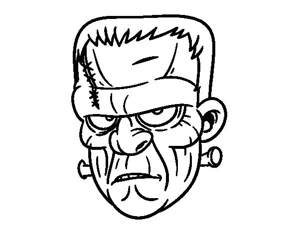 600x470 Frankenstein Coloring Pages Halloween Frankenstein Printable