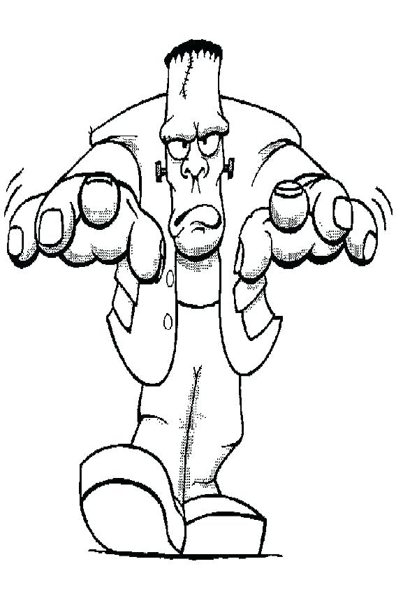 567x850 Frankenstein Coloring Pages Pictures For Kids Bride