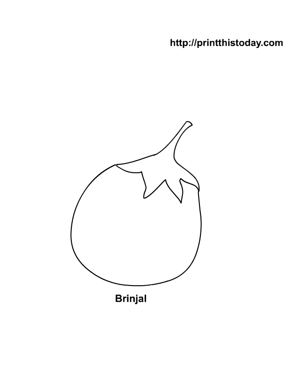 612x792 Printable Vegetables Coloring Pages Free Vegetable Stencils