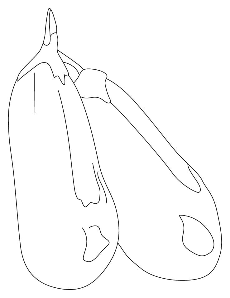 738x954 Purple Eggplant Coloring Pages Download Free Purple Eggplant