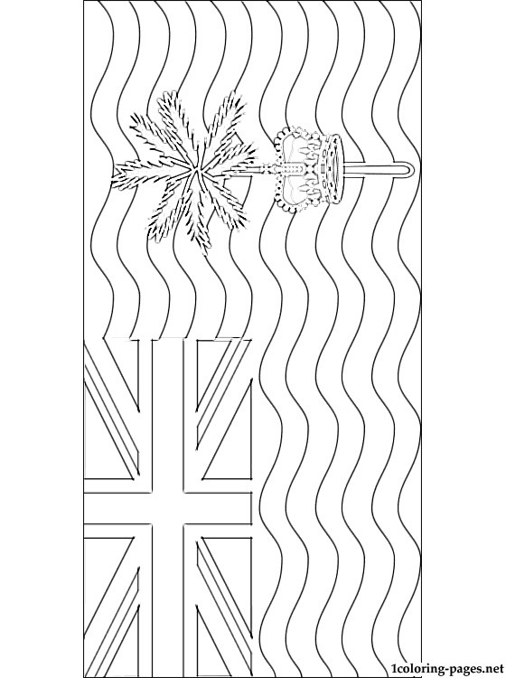560x750 British Indian Ocean Territory Flag Coloring Page Coloring Pages