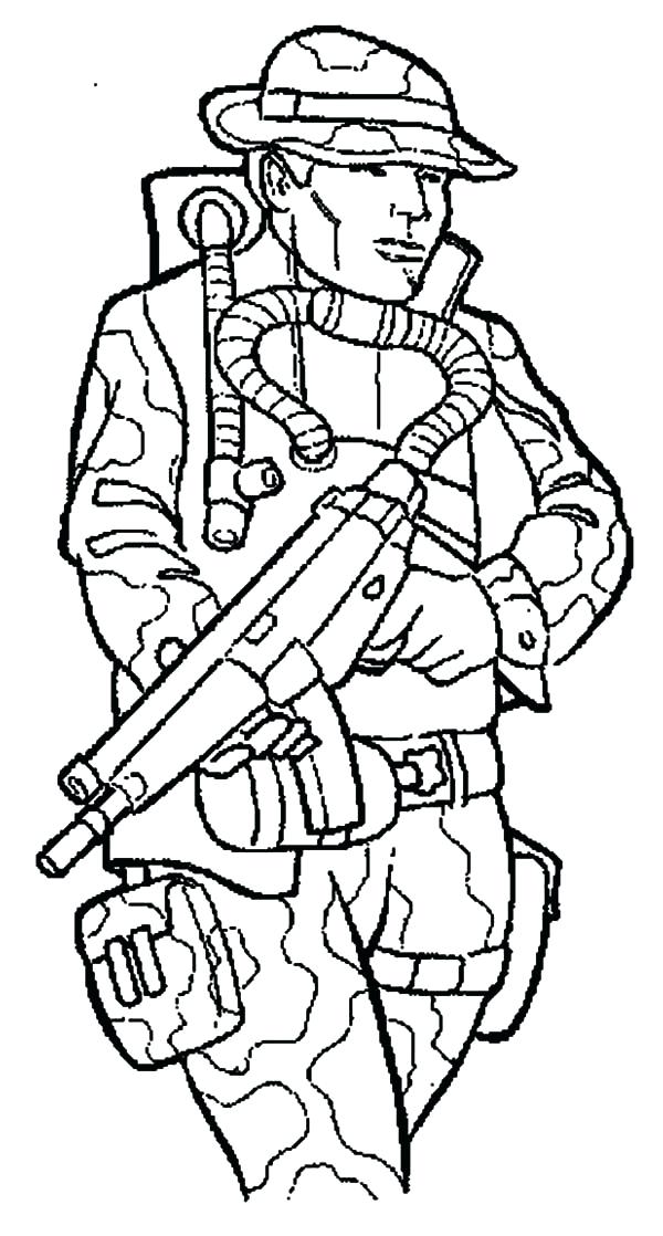 600x1118 British Soldier Colouring Pages Printable Coloring Military
