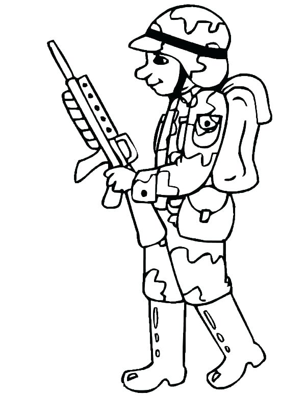 600x776 Soldier Coloring Pages Soldier Coloring Pages Soldier Coloring