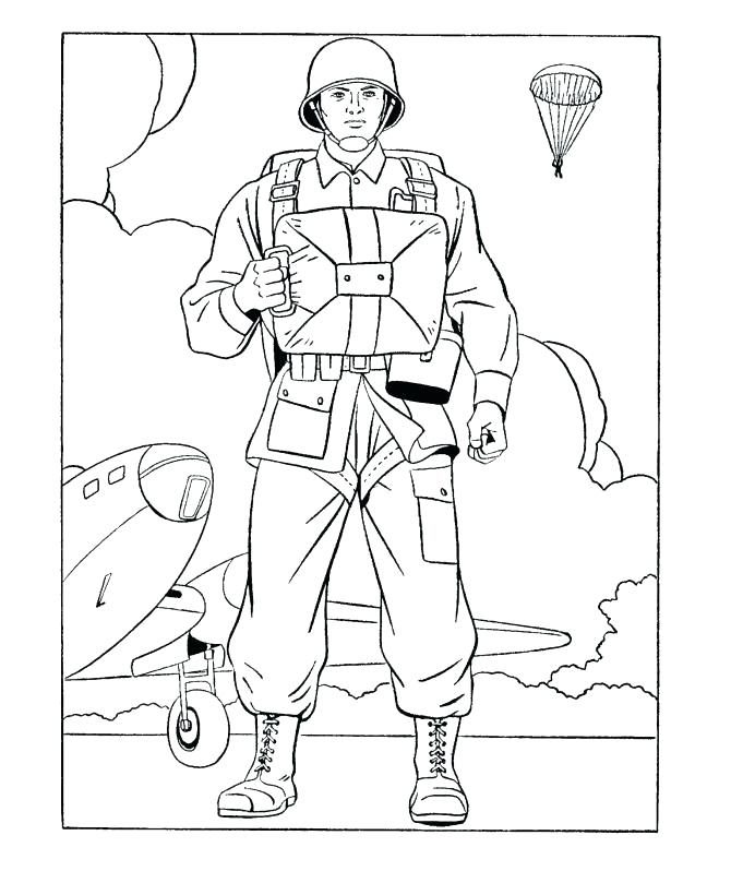 670x820 Soldiers Coloring Pages