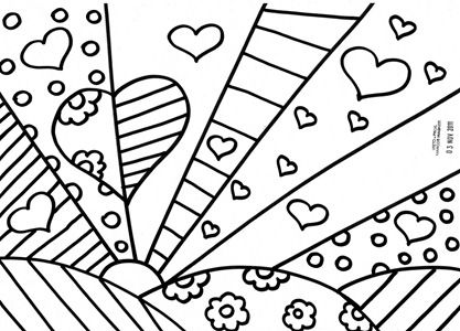 Britto Coloring Pages
