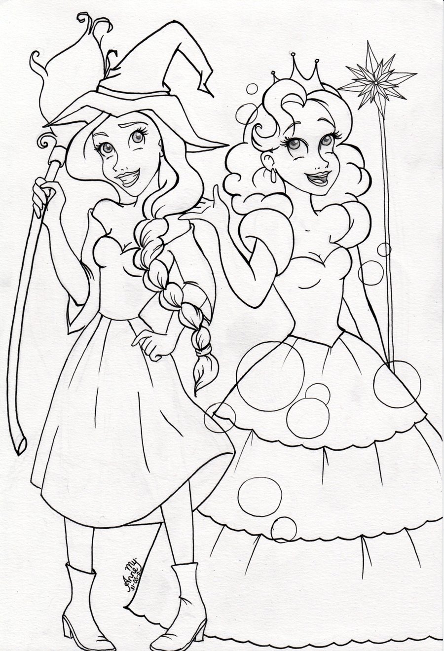 900x1320 Wicked Musical Coloring Pages