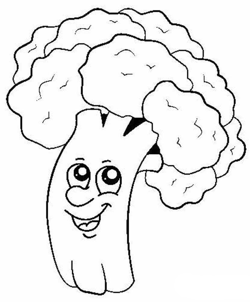 829x1000 Broccoli Coloring Pages To Download And Print For Free