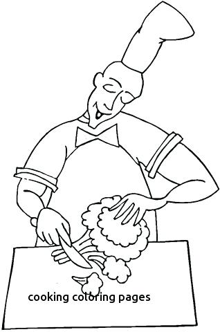 318x480 Cooking Coloring Pages Cooking Broccoli Coloring Page