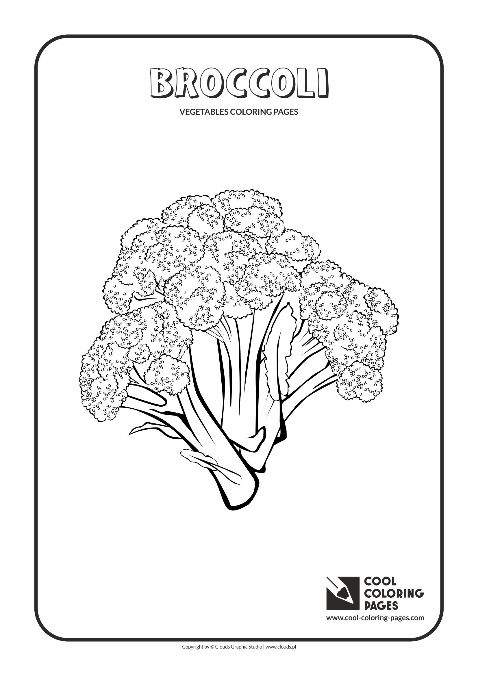 1654x2339 Cool Coloring Pages Broccoli Coloring Page