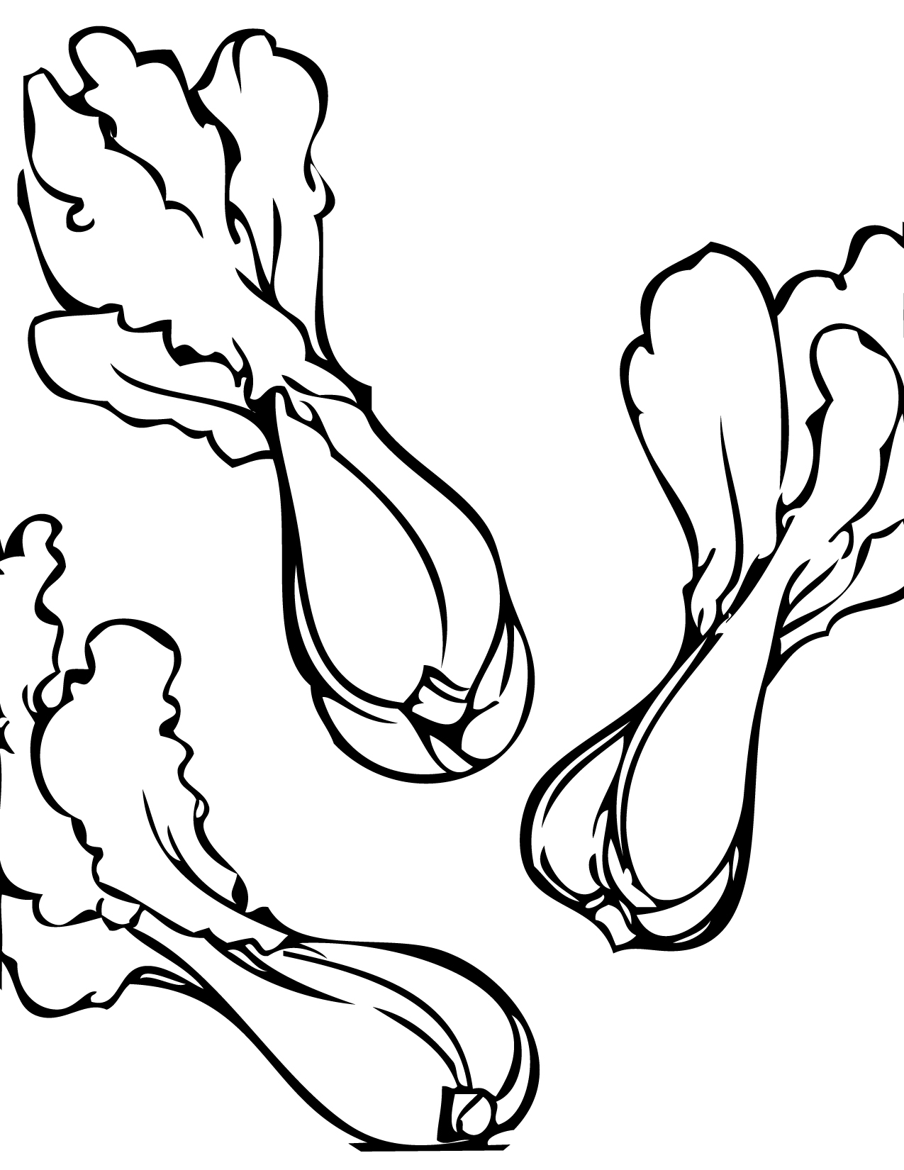 1275x1650 Bokchoy Coloring Page
