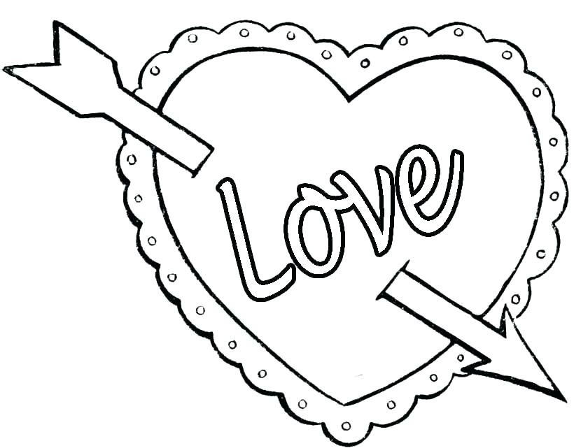820x641 Heart Color Pages Hearts And Roses Coloring Pages Heart Coloring