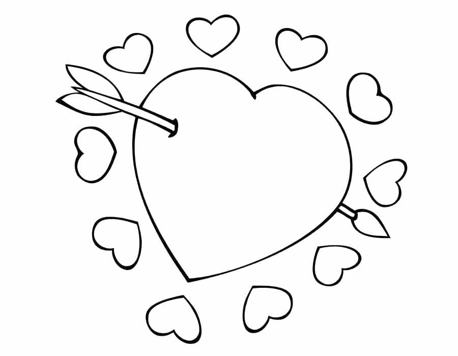 900x700 Printable Heart Coloring Pages Heart Coloring Page For Kids