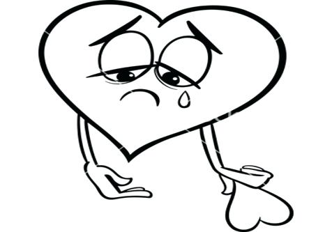 476x333 Sad Heart Coloring Pages Page Image Images Beautiful Images
