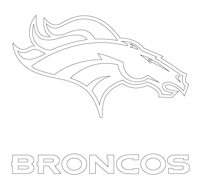 678x600 Coloring Pages. Denver Broncos Coloring Pages