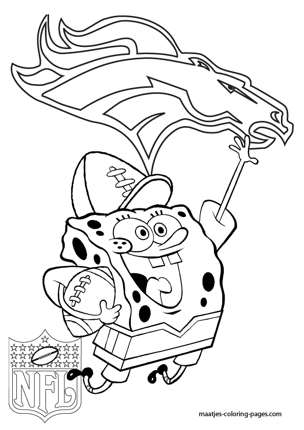 595x842 Denver Broncos Coloring Pages Denver Broncos Logo Coloring Pages