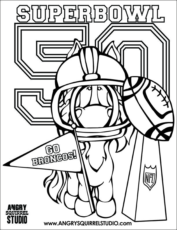 612x792 Click To See Printable Version Of Denver Broncos Logo Coloring