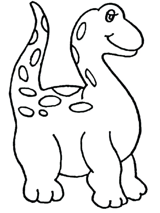 617x822 Brontosaurus Coloring Page Brontosaurus And Coloring Pages Baby