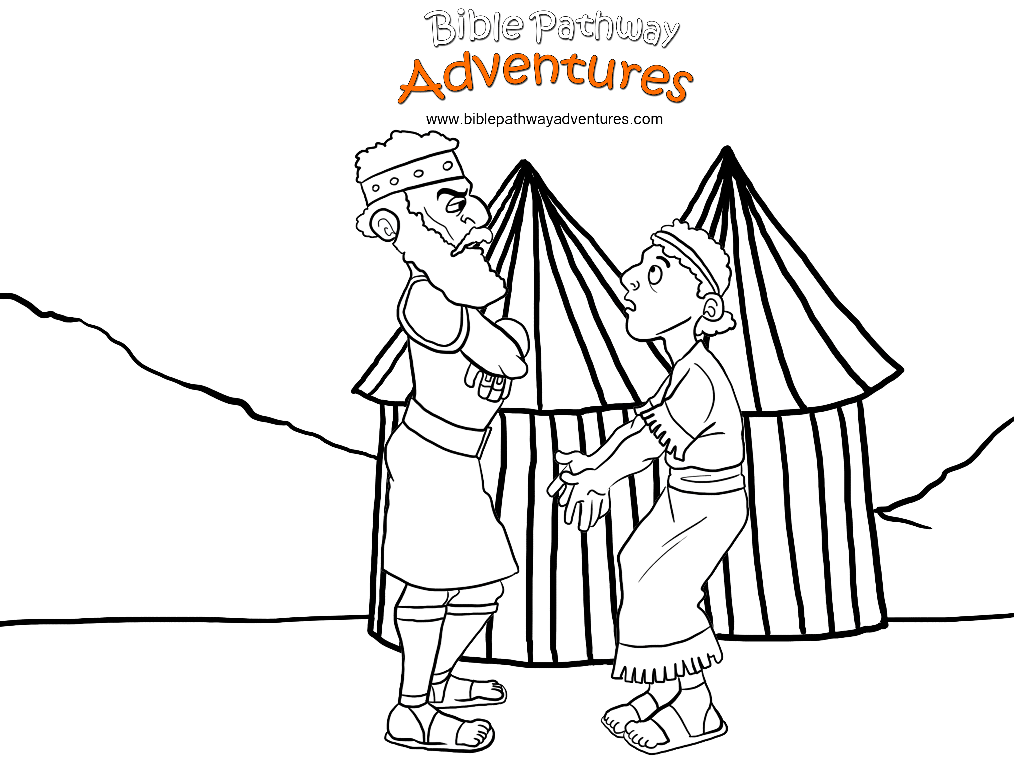 3300x2550 Saul And David Coloring Pages
