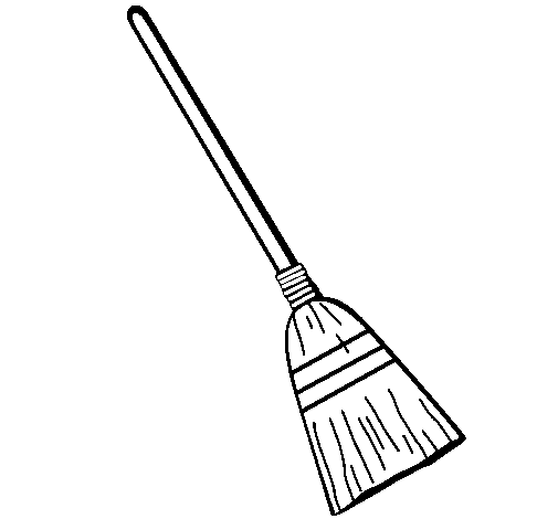 505x470 Coloring Picture Of Broom ~ Child Coloring