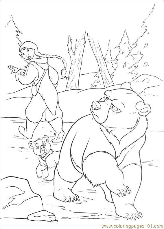 567x794 Brother Bear 2 28 Coloring Page