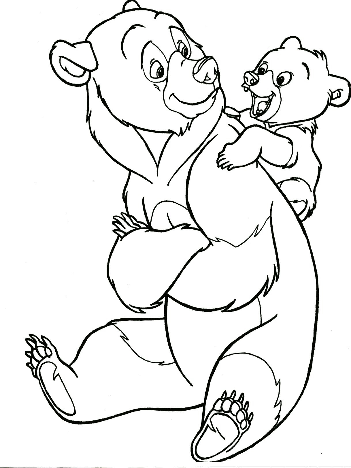 1218x1623 Brother Bear Coloring Pages For Kids Freecolorngpages.co