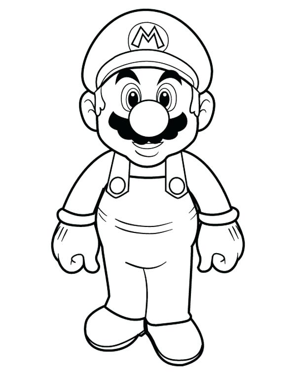600x760 Mario Brothers Coloring Page Picture Of Super Brothers Coloring