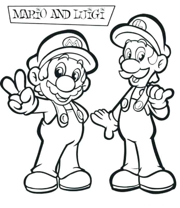 694x800 Mario Brothers Coloring Pages Bros Coloring Pages Brothers