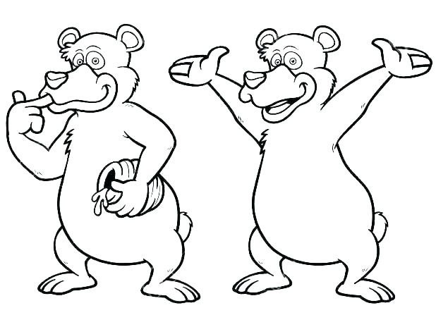 618x464 Brown Bear Coloring Page Bear Coloring Pages Preschool Bear