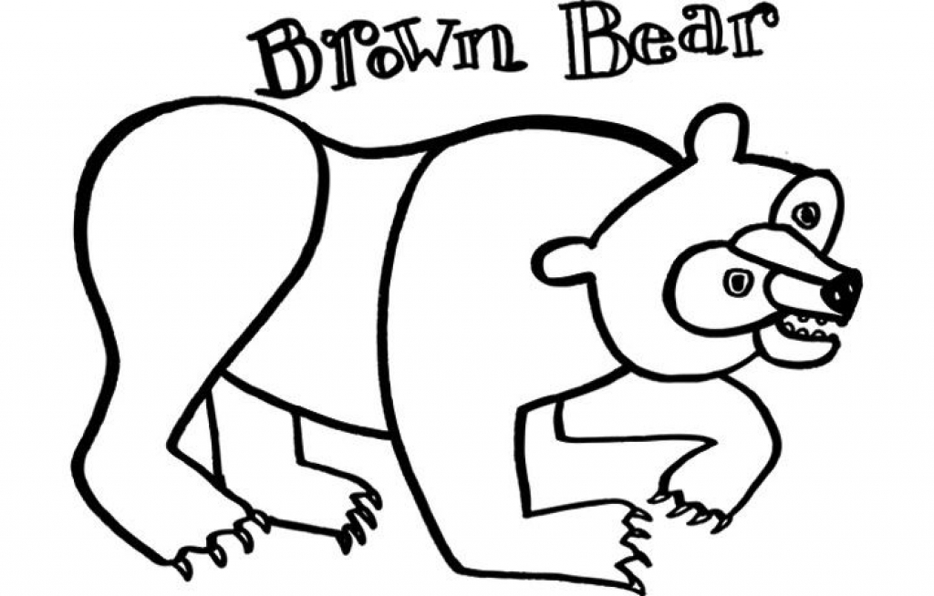 1024x654 Brown Bear Brown Bear Coloring Pages Printable Brown Bear Book