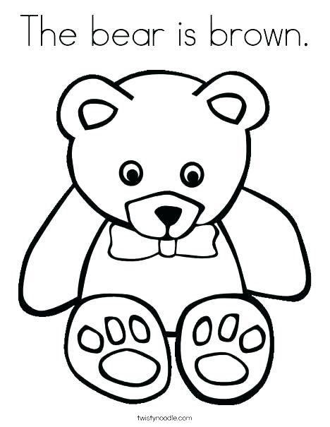 468x605 Brown Bear Brown Bear Coloring Page Eric Carle Brown Bear Brown