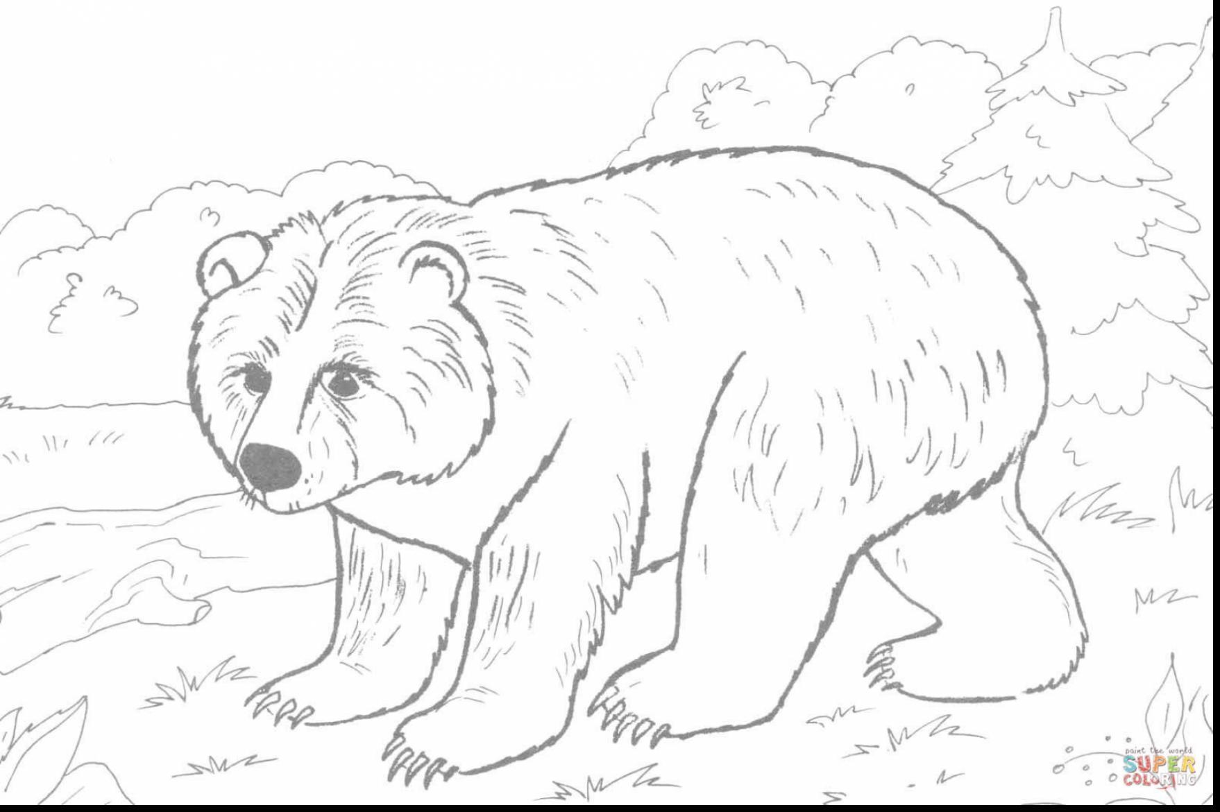 1758x1171 The Best Good Brown Bear Do You See Coloring Pages With Pic