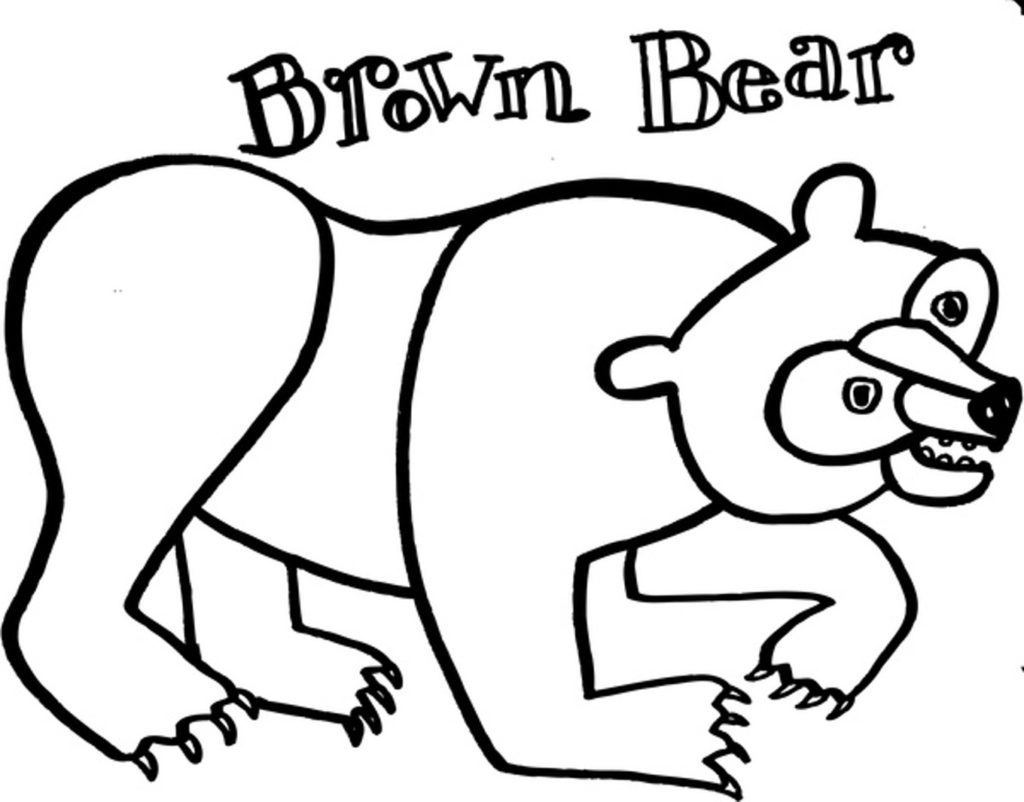 1024x802 Brown Bear Coloring Pages What Do You See Page For In Auto Market