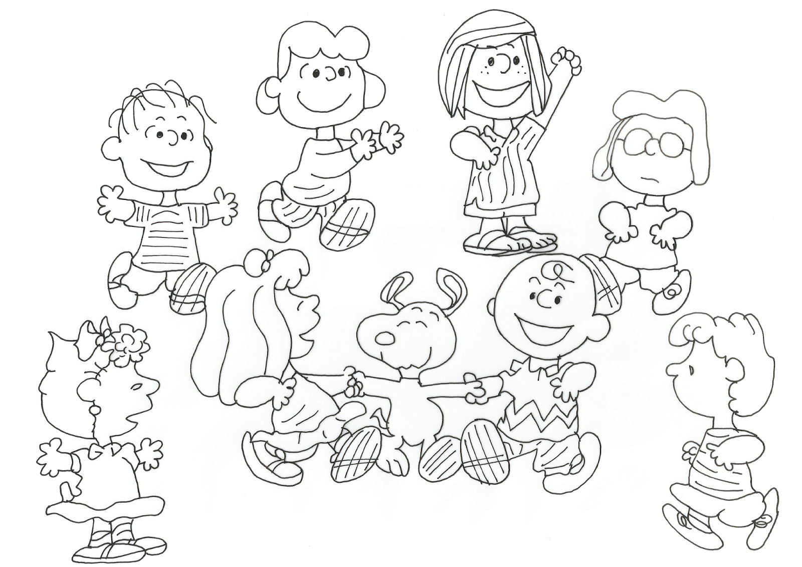 1600x1132 Marvelous Idea Peanuts Coloring Pages Charlie Brown Page Free