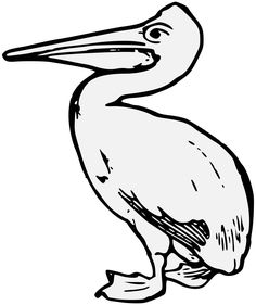 236x281 Pelican Coloring Page Daycare Birds Bird, Mosaics
