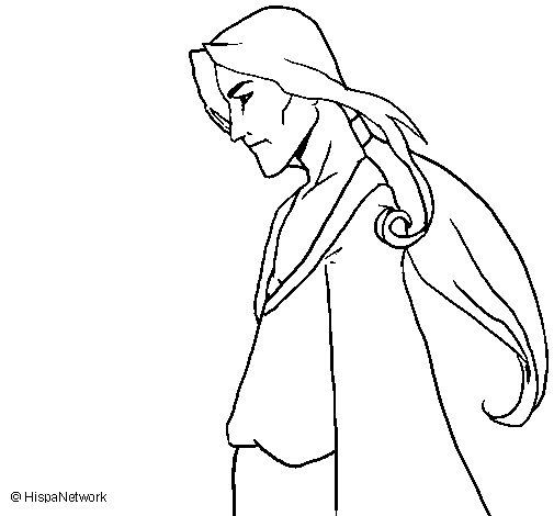505x470 Chinese Warrior Coloring Page