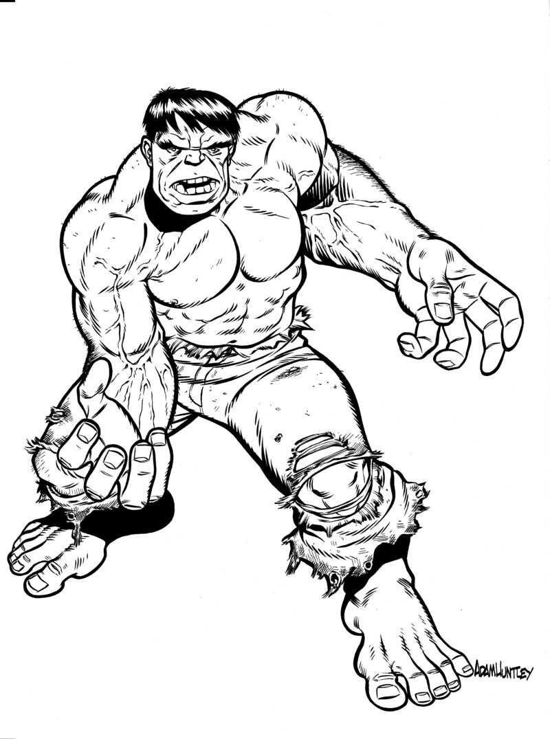 800x1075 Free Printable Hulk Coloring Pages For Kids