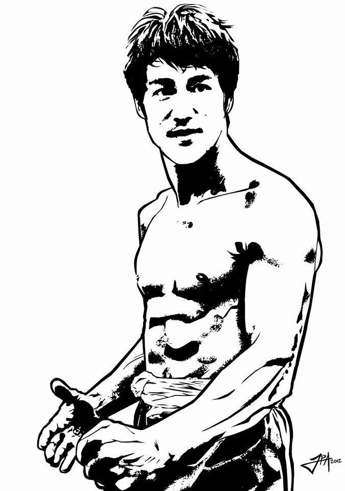 676x960 Pin By Deborah Keeton On Coloring Pages Bruce Lee