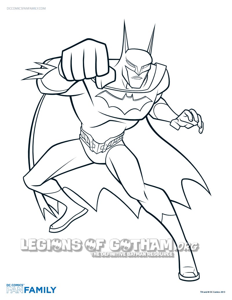 800x1035 Batman News From Legions Of Gotham Beware The Batman Coloring Pages!