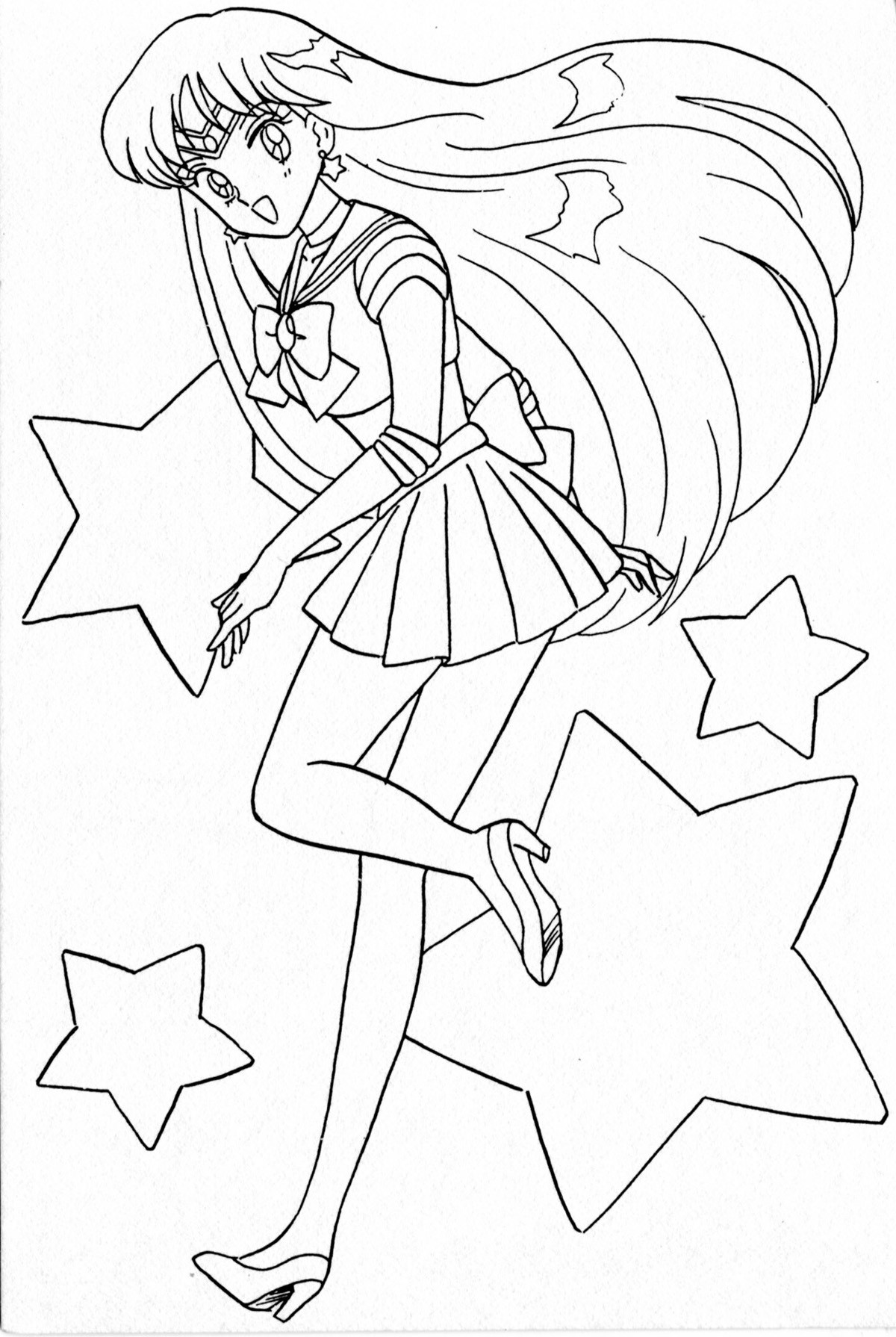 1200x1790 Mars054 17 Sailor Mars Coloring Pages
