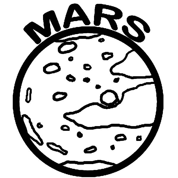 600x600 Space Object Planet Mars Coloring Pages Color Luna