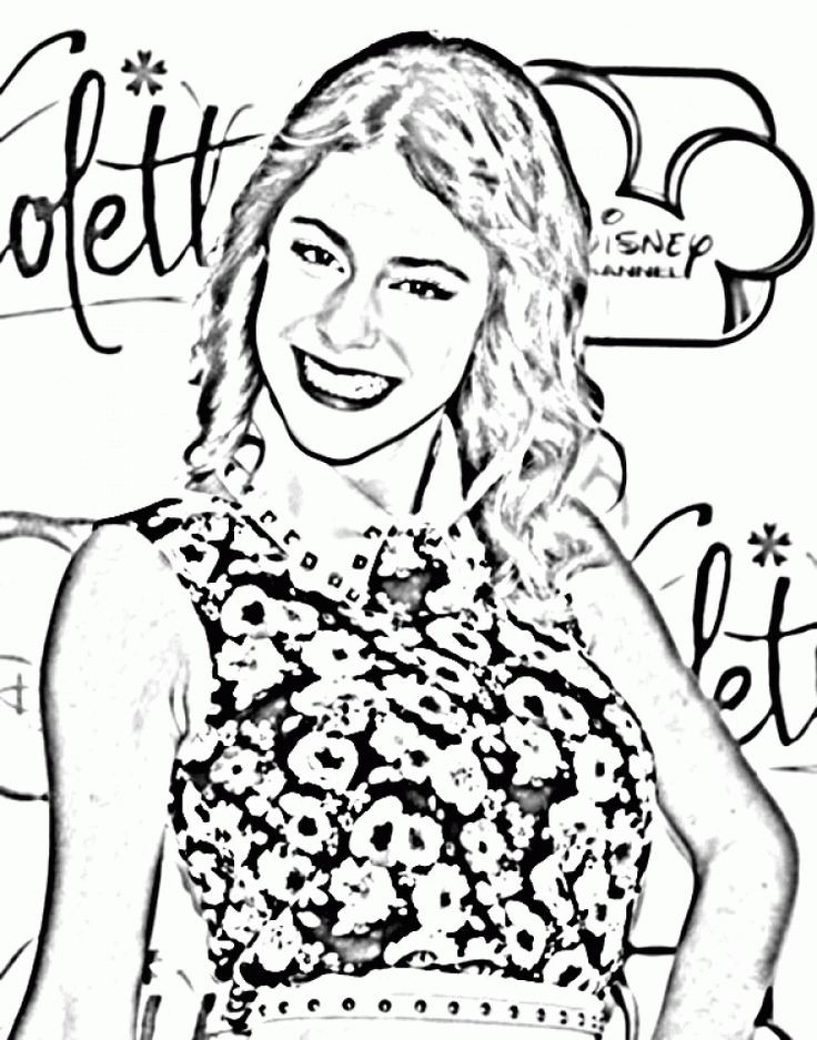 736x937 Violetta Coloring Pages Lovely Coloriage Chanteur La Mode Bruno