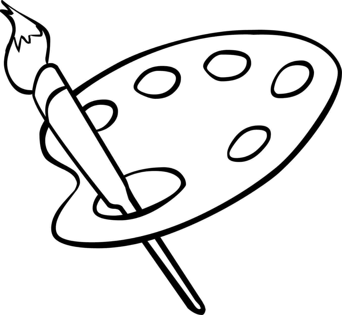 1380x1272 Portfolio Paint Brush Coloring Page A Silly Bunny Holding An Egg