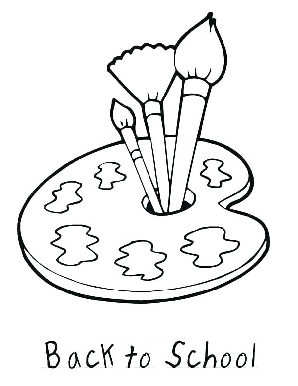 600x776 Coloring Paint Brush Coloring Page Pages Painting Free. Paint