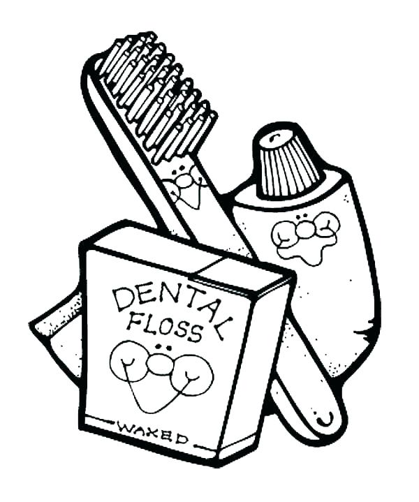 600x719 Teeth Coloring Page Dentist Coloring Pages Also Dental Coloring