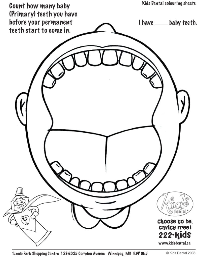 807x1024 Adult Coloring Pages The Strong Teeth Page For Tooth Of Dental