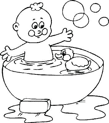 353x400 Bath Time Coloring Pages Free Taking A Library O 2 Fuhrer Von